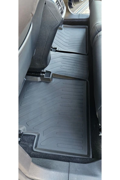 Citroen C5 Aircross Havuzlu Paspas Siyah 2019-2024 Kokusuz Yumuşak - Resim 4