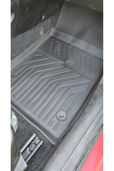 Fiat Egea Sedan Kokusuz yumuşak Tpe 4D 2015–2024 Uyumlu Havuzlu Paspas - Resim 5