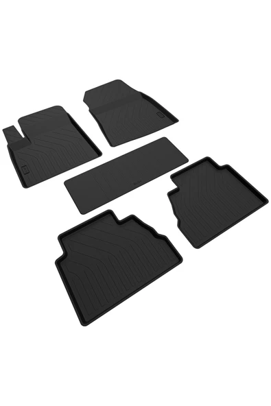 Yeni Tourneo Courier Havuzlu Paspas 2024-2025 Model Kokusuz Yumuşak - Resim 6