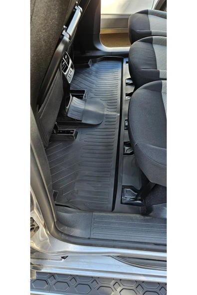 Opel Combo E 2020-2024 Havuzlu Sadece Arka Paspas Tek Parça - Resim 6