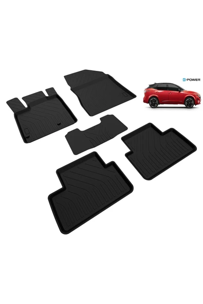 Nıssan Qashqaı E Power Havuzlu Paspas Kokusuz Yumuşak ''Sadece E Power Şanzıman İçindir'' - Resim 6