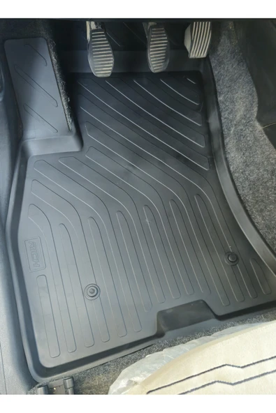 Fiat Doblo Maxi Panelvan 2016-2022 Ön 2 Parça Havuzlu Paspas - Resim 6