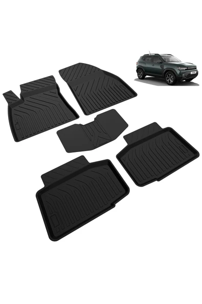 Yeni Duster Havuzlu Paspas Duster 2024-2025 Model 4*2 İçin Uyumludur - Resim 5