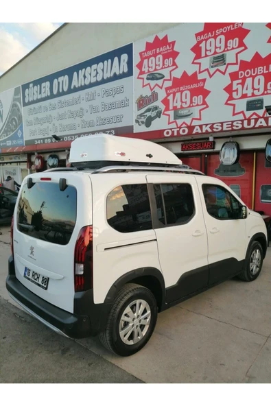 Portbagaj Araç Üstü Port Bagaj 390 Lt Beyaz - Resim 3