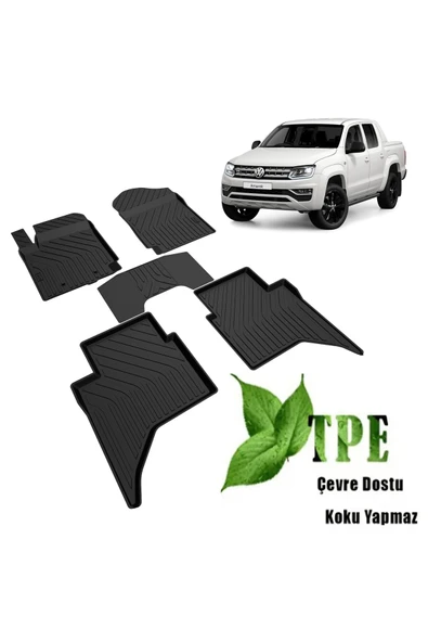 Amarok 2011-2022 Havuzlu Paspas Kokusuz Yumuşak - Resim 2