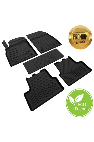 Chevrolet Cruze Havuzlu Paspas Siyah Uyumlu - Resim 7