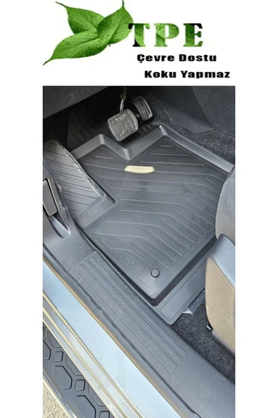 Makyajlı Berlingo Rifter Combo 2024-2025 Model Havuzlu Paspas - Resim 4