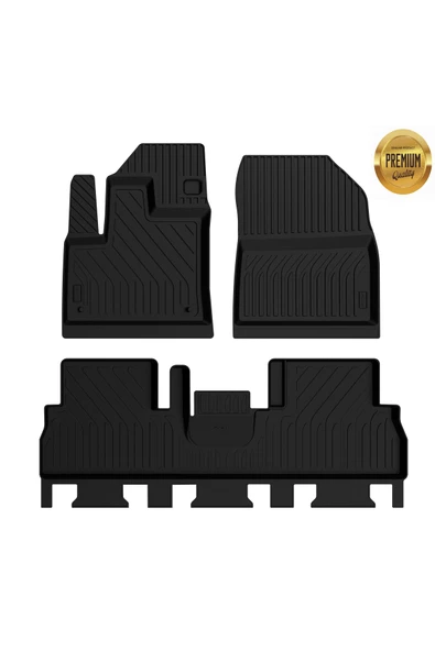 Peugeot Rifter Havuzlu Paspas 2019-2024 Kokusuz Yumuşak Active Allure Gt Line - Resim 5