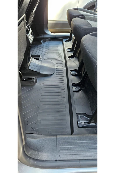 Opel Combo E 2020-2024 Havuzlu Sadece Arka Paspas Tek Parça - Resim 7