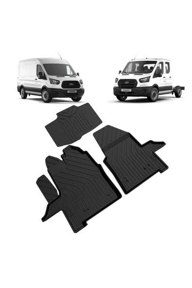 Transit 2014-2024 Havuzlu Paspas Siyah - Resim 5