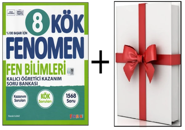 Fenomen 8.Sınıf Kök Fen Bilimleri Soru Bankası+Hediye ürün görseli 1