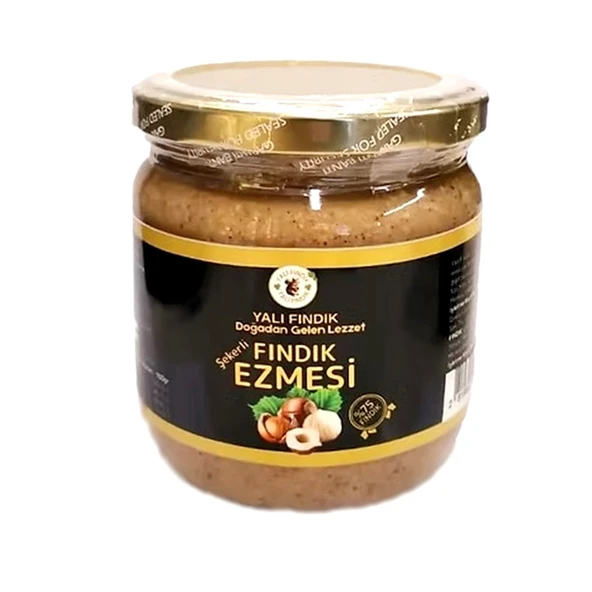 Yalı Fındık %75 Fındık Oranlı Şekerli Ezme 400gr - Yüksek Fındık İçerikli ürün görseli 1