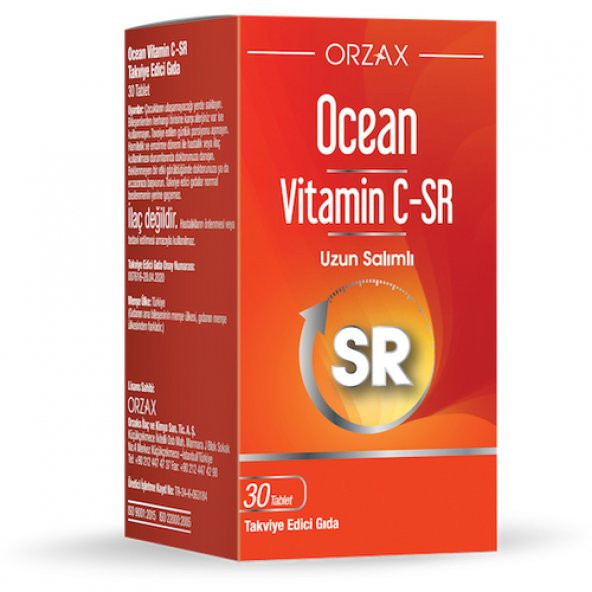 Ocean Vitamin C-SR 30 Tablet ürün görseli