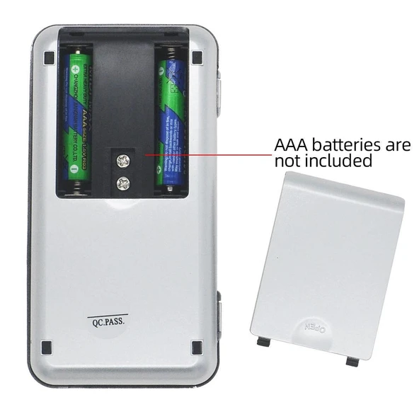 PrimeX PX-MH500 0.1G-500Gr Taşınabilir Dijital Hassas Terazi, Pilli Mutfak Terazisi, Taşınabilir Terazi, Mutfak Tartısı - Resim 5