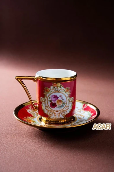 Acar SHP-08262 Castiel 6'lı Kahve Fincan Takımı ürün görseli 1