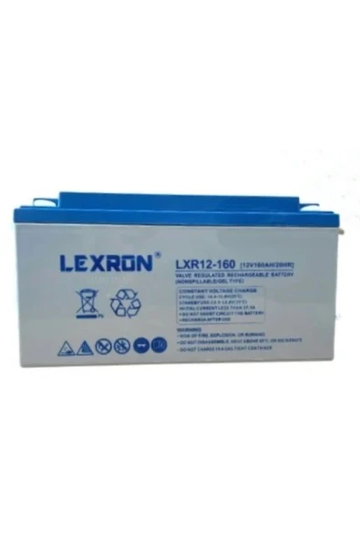 Lexron 160 Ah Jel Akü Lexron - Resim 3