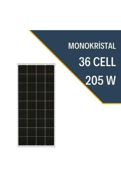 Lexron 205W MONOKRİSTAL GÜNEŞ PANELİ ürün görseli 1