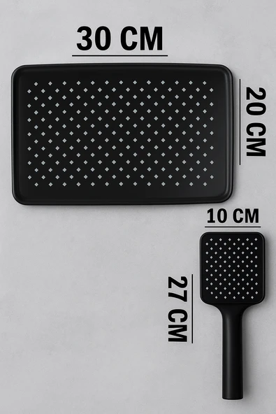 El ve Tepe Duş Başlığı Siyah Renk Lüks Duş Kafaları - Resim 2