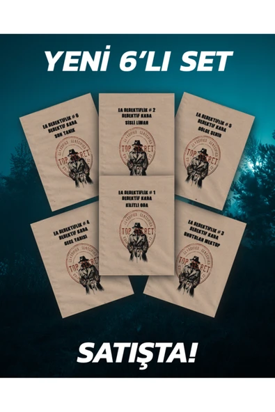 6lı Premium 2026 Dedektif Kara ürün görseli 1