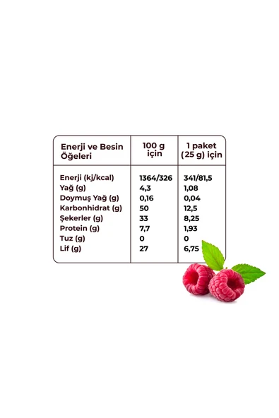 Dondurularak Kurutulmuş Frambuaz Taneleri - Sağlıklı Atıştırmalık, Freeze Dry Yöntemiyle Üretilmiş - Resim 4