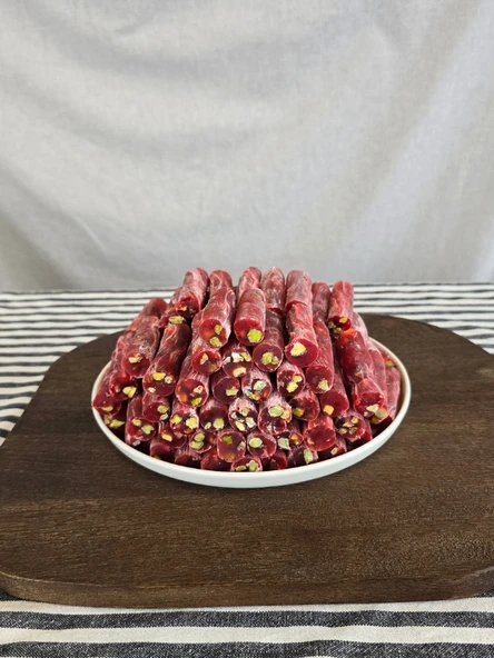 Gaziantep Yörem Antep Fıstıklı Narlı Fitil Lokum 500 Gr - Resim 2