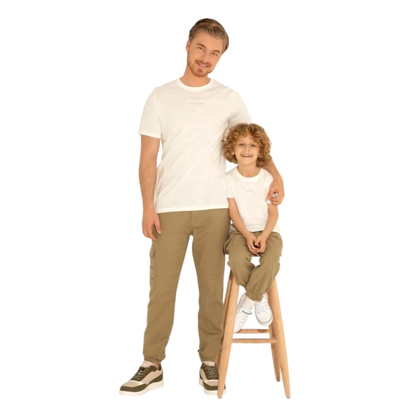 Erkek Spor Slimfit Jogger Kargo Cep Pantolon - Resim 2