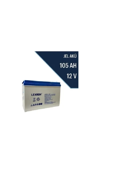 Lexron 105 Ah Jel Akü ürün görseli 1
