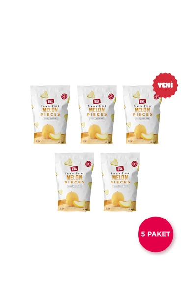 Kavun Kuru Meyve Cipsi 15 G X 5 Adet Dondurularak Kurutulmuş Meyve ürün görseli 1