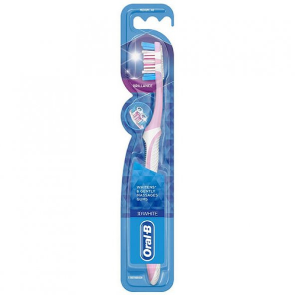 Oral-B 3D White Brilliance Dis Firçasi Medium 40