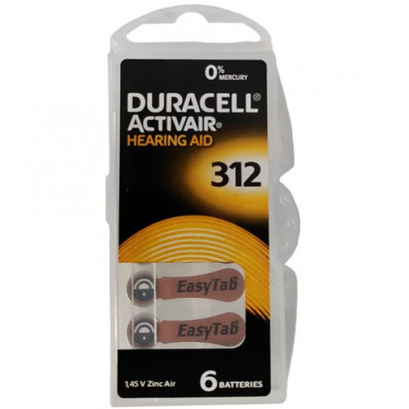 Duracell İşitme Cihazı Pili 312