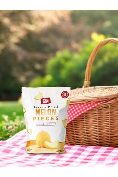 Kavun Kuru Meyve Cipsi 15 G X 2 Adet Dondurularak Kurutulmuş Meyve - Resim 6