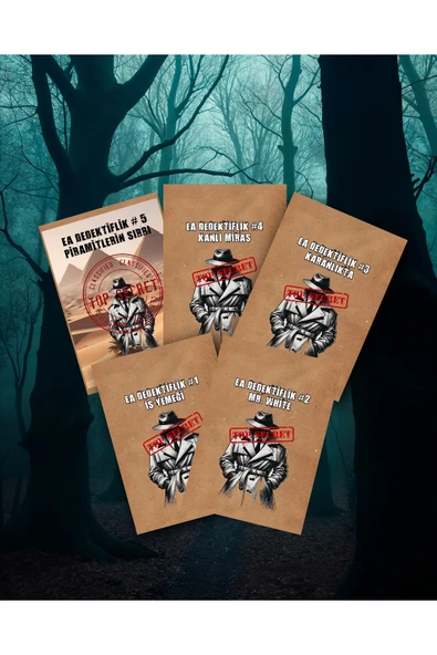 5li Paket Premium Versiyon Dedektif Oyunu Çözülemeyen Davalar ürün görseli 1