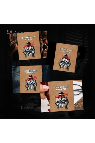 4lü Dedektif Oyunu Seri Katil Davası, Suçluyu Bulma, Çözülemeyen Davalar ürün görseli 1