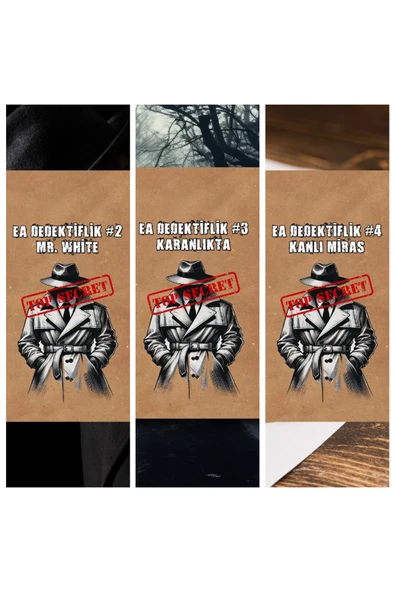 3lü Dedektif Oyunu Seri Katil Davası, Suçluyu Bulma, Çözülemeyen Davalar ürün görseli 1