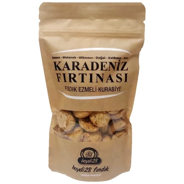 Karadeniz Fırtınası Glütensiz Fındık Ezmeli Kurabiye 110 Gr ürün görseli 1