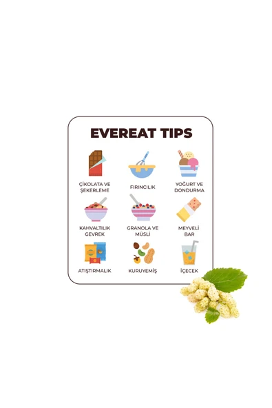 Dondurularak Kurutulmuş Dut Taneleri - Sağlıklı Atıştırmalık, Freeze Dry Yöntemiyle Üretilmiş - Resim 4