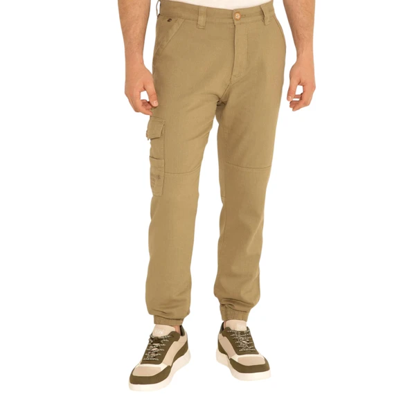 Erkek Spor Slimfit Jogger Kargo Cep Pantolon - Resim 3