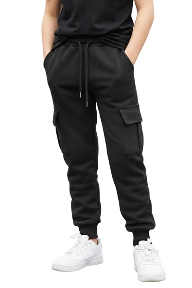 Erkek Çocuk Eşofman Alt-2 İplik-Kargo Cepli-6-14 Yaş 12455 ürün görseli 1