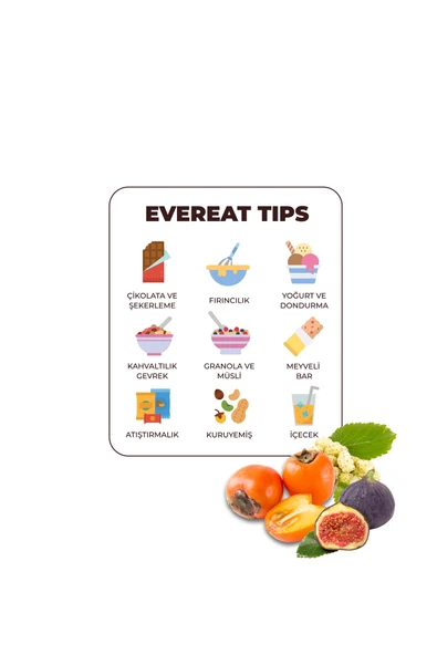 Anatolian Dondurularak Kurutulmuş Dut, İncir ve Cennet Hurması Karışımı - Resim 4