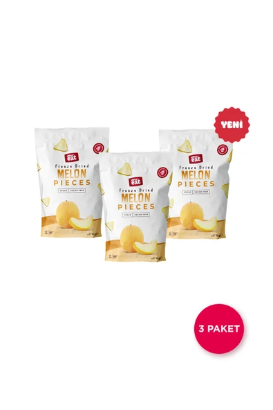 Kavun Kuru Meyve Cipsi 15 G X 3 Adet Dondurularak Kurutulmuş Meyve ürün görseli 1