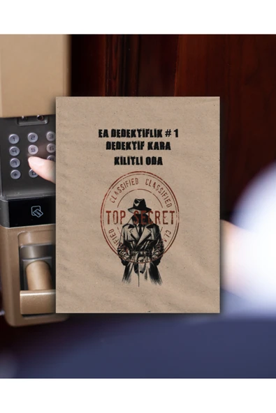 Premium 2026 Dedektif Kara Kilit Oda #1 ürün görseli 1