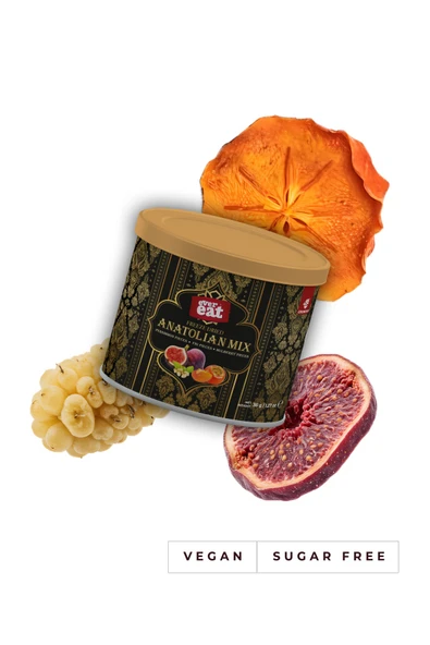Anatolian Dondurularak Kurutulmuş Dut, İncir ve Cennet Hurması Karışımı ürün görseli 1