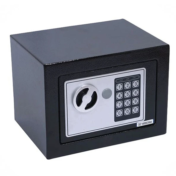 SMİTH&LOCKE T 17 EF ELEKTRONİK MİNİ KASA SİYAH - Resim 2