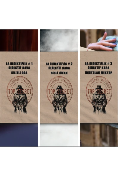 Üçlü Paket Premium 2026 Dedektif Kara #1-2-3 ürün görseli 1