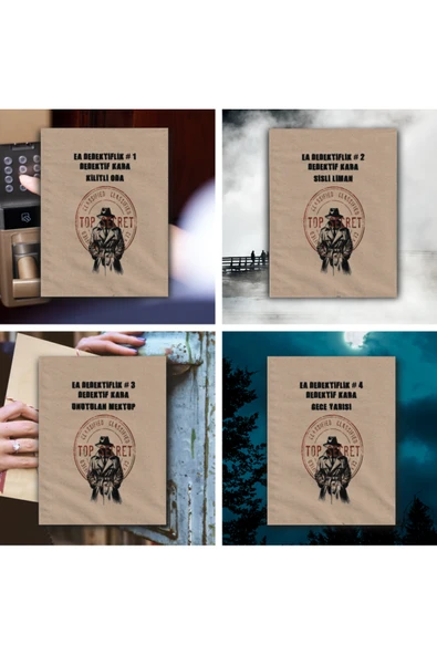 Dörtlü Paket Premium 2026 Dedektif Kara #1-2-3-4 ürün görseli 1