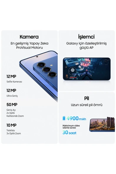 Samsung Galaxy S25+ 256 GB Lacivert (Samsung Türkiye Garantili) - Resim 6