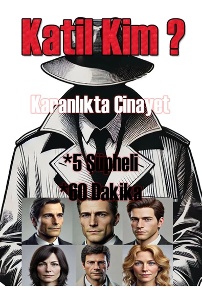 5li Paket Premium Versiyon Dedektif Oyunu Çözülemeyen Davalar - Resim 7