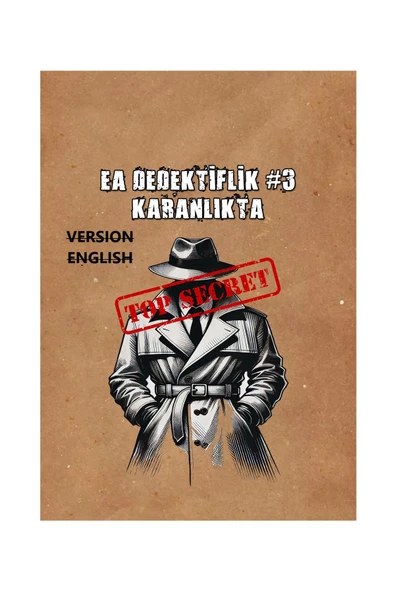 4lü Paket İngilizce Versiyon Dedektif Oyunu Seri Katil Davası, Suçluyu Bulma, Çözülemeyen Davalar - Resim 6