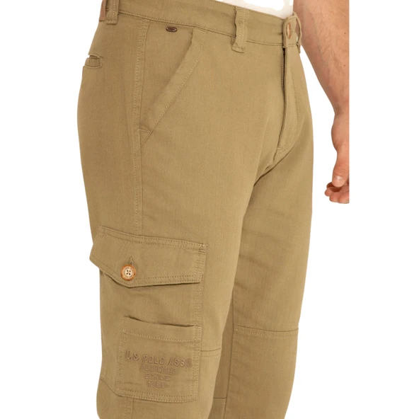 Erkek Spor Slimfit Jogger Kargo Cep Pantolon - Resim 4