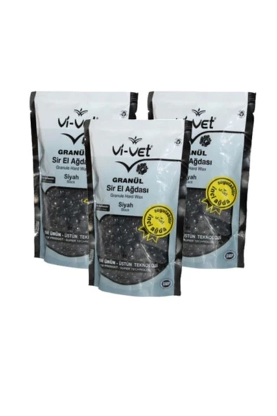 Vİ-VET Vİ-VET Vivet granül ağda siyah 250 gr x3 Adet - Resim 2